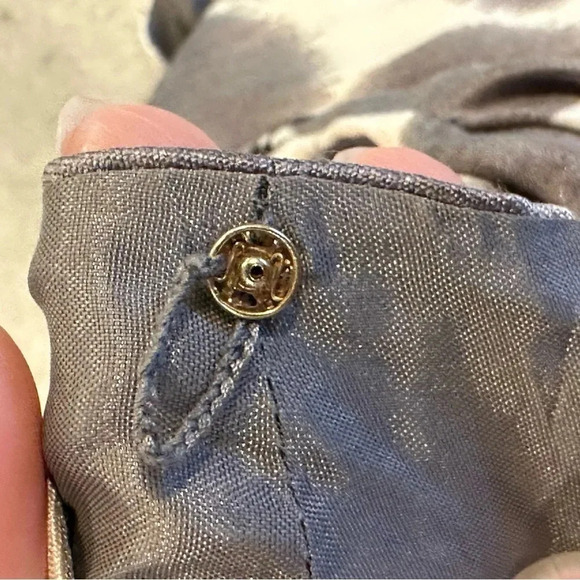 Leifsdottitr Anthropologie Paso Dot Black Gray Silk Blend Mini Dress Siz… - Picture 16 of 16